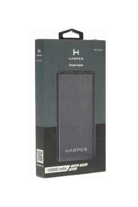 Портативный аккумулятор HARPER PB-10031 10000mAh (черный) 4