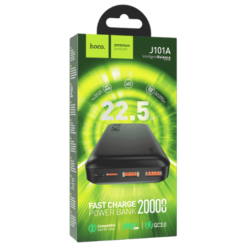 Портативный аккумулятор Hoco J101A Astute 20000 mAh (6931474782496) (черный) 6