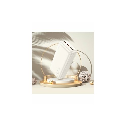Портативный аккумулятор Hoco J101B Astute 30000 mAh (6931474782526) (белый) 7