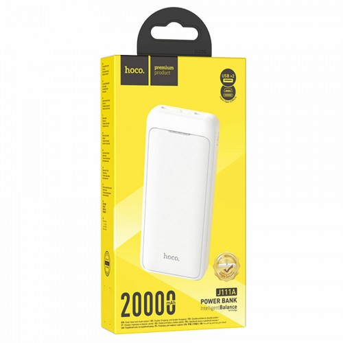 Портативный аккумулятор Hoco J111A 20000mAh 2USB (6931474795779) (белый) 1