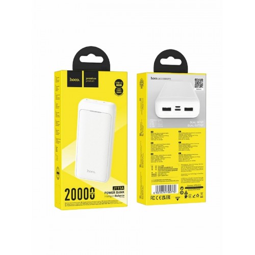 Портативный аккумулятор Hoco J111A 20000mAh 2USB (6931474795779) (белый) 5