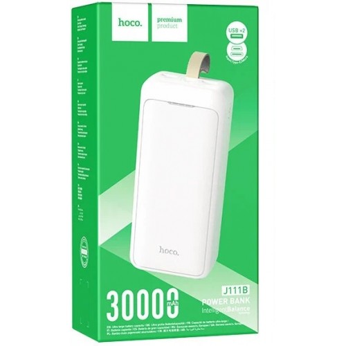 Портативный аккумулятор Hoco J111B 30000mAh 2USB (6931474795793) (белый) 1