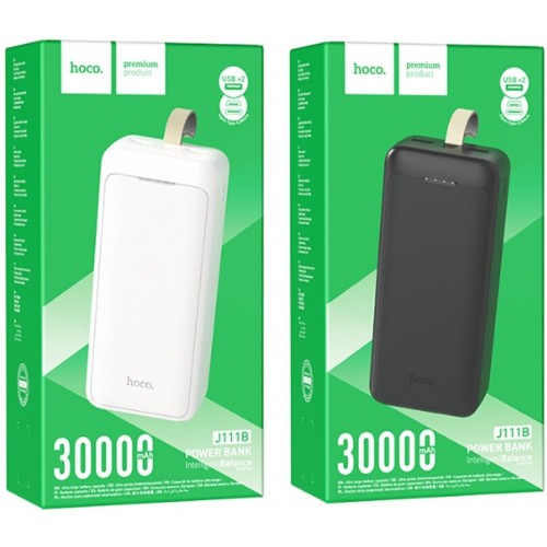 Портативный аккумулятор Hoco J111B 30000mAh 2USB (6931474795793) (белый) 2