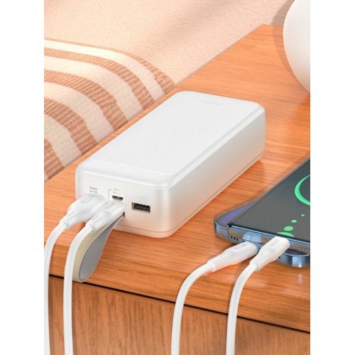 Портативный аккумулятор Hoco J111B 30000mAh 2USB (6931474795793) (белый) 3