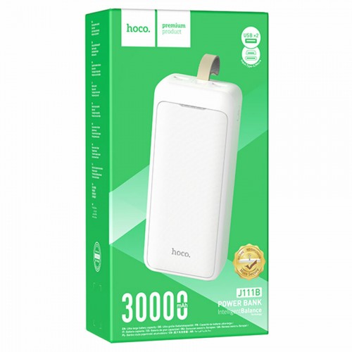 Портативный аккумулятор Hoco J111B 30000mAh 2USB (6931474795793) (белый) 5