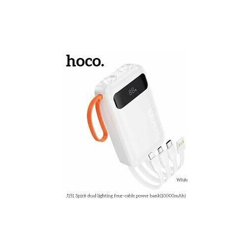 Портативный аккумулятор Hoco J151 10000mAh 1USB+1Type-C 2.0A (6942007653367) (белый) 