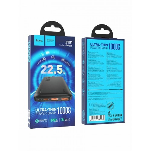 Портативный аккумулятор Hoco J101 Astute 22.5W fully compatible 10000 mAh (6931474782472) (черный) 4