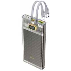 Портативный аккумулятор Hoco J104 discovery edition 22.5W fully compatible with cable 10000mAh (серый)