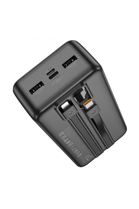 Портативный аккумулятор Hoco J118B Speed energy with cable 30000mAh (белый) 2