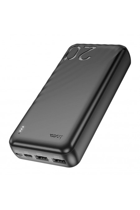 Портативный аккумулятор Hoco J123A Element power bank 20000mAh (черный) 1