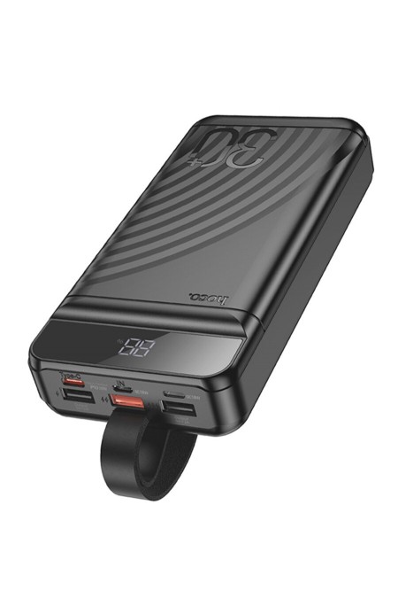 Портативный аккумулятор Hoco J123B Element 22.5W+PD20W fully compatible with digital display 30000mAh (черный) 