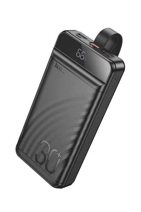 Портативный аккумулятор Hoco J123B Element 22.5W+PD20W fully compatible with digital display 30000mAh (черный) 1