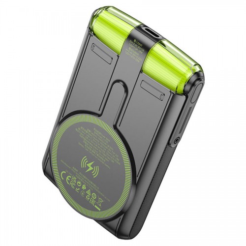 Портативный аккумулятор Hoco J127 Mecha dual PD20W With cable and Digital Display mini 10000mAh (черный) 2