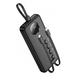 Портативный аккумулятор Hoco J132 Sabio 22.5W+PD20W fully compatible power bank with 3 cables 10000mAh (черный)