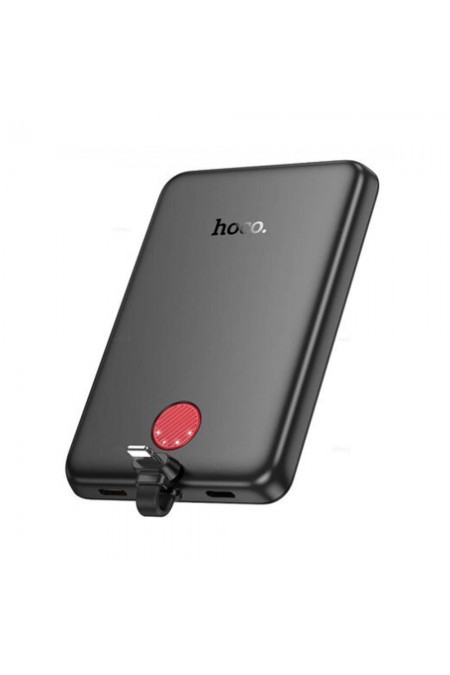 Портативный аккумулятор Hoco J133 Triumph PD20W magnetic power bank with cable iP 5000mAh (черный) 