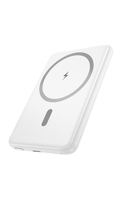 Портативный аккумулятор Hoco J140A Tony PD20W ultra-thin magnetic 5000mAh (белый) 