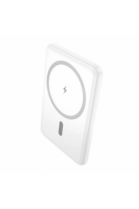 Портативный аккумулятор Hoco J140A Tony PD20W ultra-thin magnetic 5000mAh (белый) 5