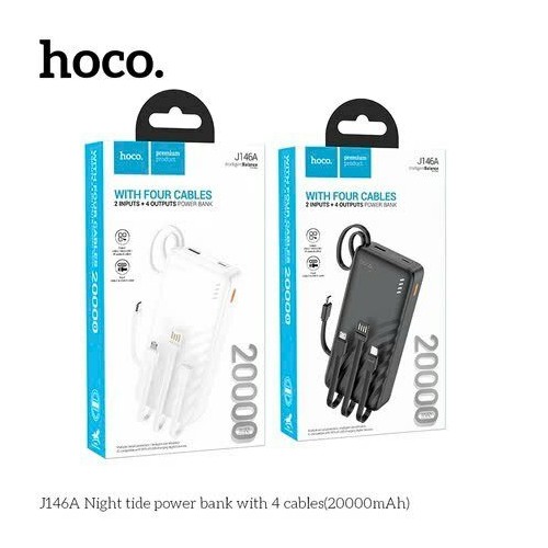 Портативный аккумулятор Hoco J146A 20000mAh (черный) 