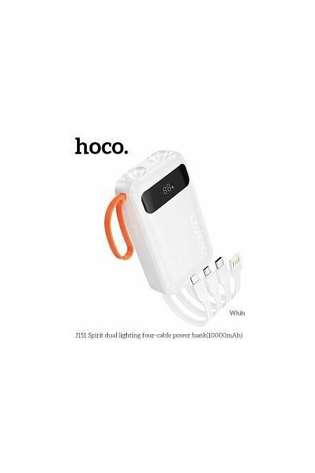 Портативный аккумулятор Hoco J151 10000mAh 1USB+1Type-C 2.0A (6942007653367) (белый) 