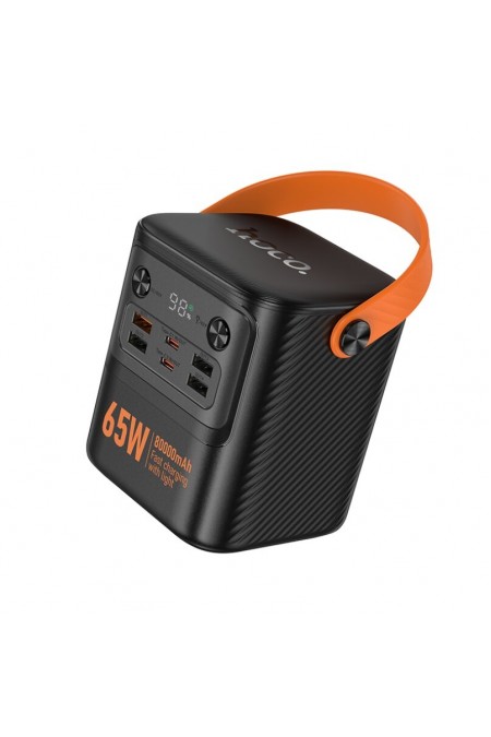 Портативный аккумулятор Hoco J152 Pro Tough PD65W+light 80000mAh (черный) 2