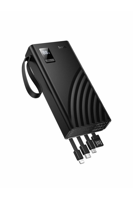 Портативный аккумулятор Hoco J155 Shine 22.5W+PD20W+light 4-cable 20000mAh (черный) 3