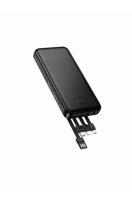 Портативный аккумулятор Hoco J163 Wonderful with 4 cables 10000mAh (черный) 1