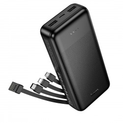 Портативный аккумулятор Hoco J163A Wonderful with 4 cables 20000mAh (черный)