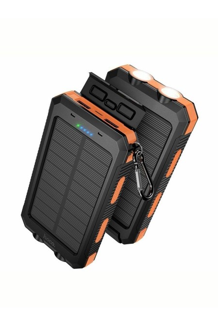 Портативный аккумулятор Hoco J164 Platinum solar dual lighting 8000mAh (черный) 