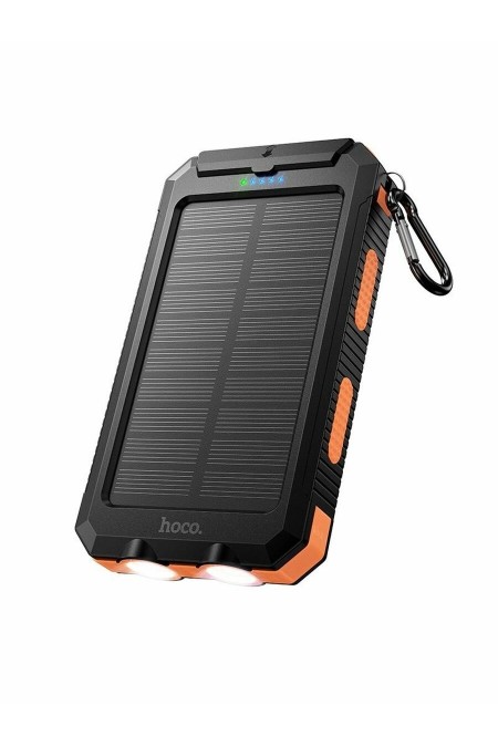 Портативный аккумулятор Hoco J164 Platinum solar dual lighting 8000mAh (черный) 1