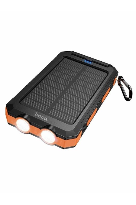 Портативный аккумулятор Hoco J164 Platinum solar dual lighting 8000mAh (черный) 2