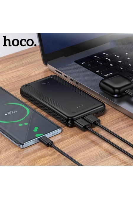 Портативный аккумулятор Hoco J165 Honey power bank 10000mAh (черный) 4