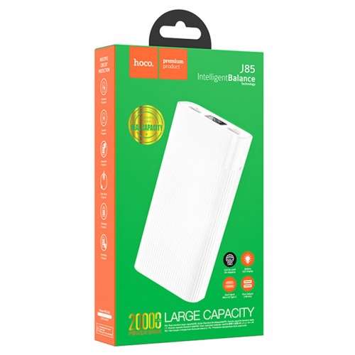 Портативный аккумулятор Hoco J85 Wellspring 20000mAh (белый) 4