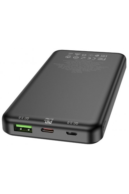 Портативный аккумулятор Hoco J87 Tacker PD20W+QC3.0 10000 mAh (6931474761019) (черный) 3