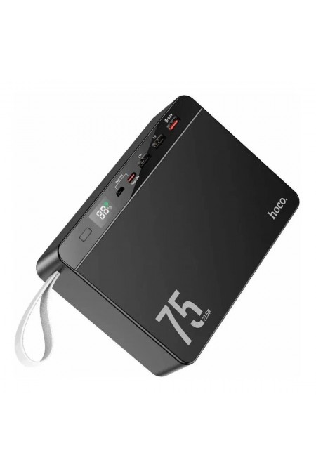 Портативный аккумулятор Hoco J94 Overlord 22.5W fully compatible power bank 75000mAh (черный) 1