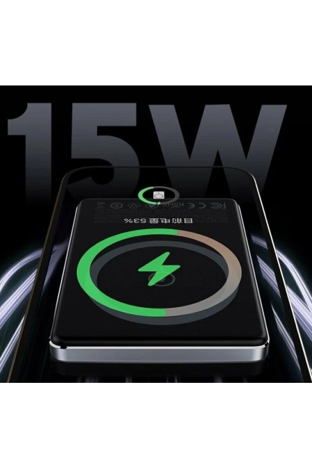 Портативный аккумулятор Hoco Q26 Joy PD20W magnetic fast charging power bank 5000mAh (серый) 7