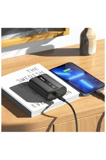 Портативный аккумулятор Hoco Q3 Pro 22.5W+PD20W Fully compatible 10000mAh (черный) 2