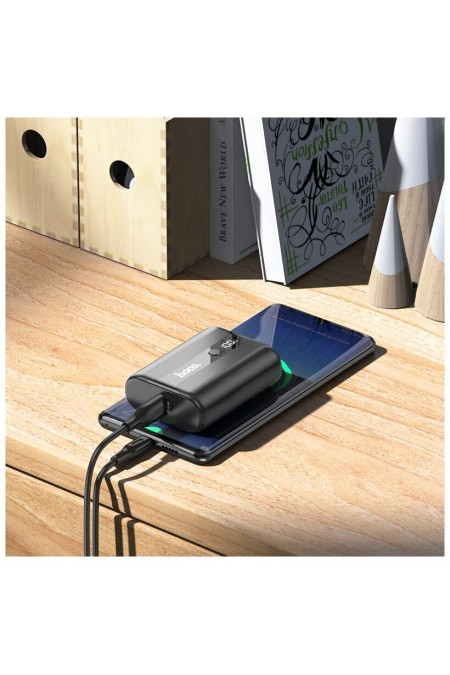 Портативный аккумулятор Hoco Q3 Pro 22.5W+PD20W Fully compatible 10000mAh (черный) 4