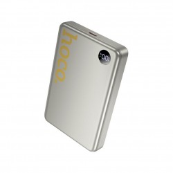 Портативный аккумулятор Hoco Q34 Clever PD20W magnetic fast charging with digital display 10000mAh (золотой титан)