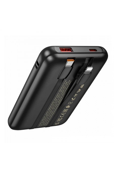 Портативный аккумулятор Hoco Q37 Graceful 22.5W+PD20W 10000mAh (черный) 4