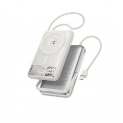 Портативный аккумулятор Hoco Q43 Clever dual PD20W with cable+watch charger+holder 10000mAh (серебристый)