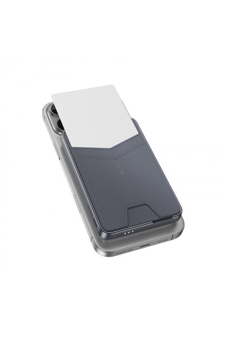 Портативный аккумулятор Hoco Q46 Title PD20W magnetic +card holder+phone holder 5000mAh (серый) 