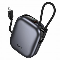 Портативный аккумулятор Hoco Q49 Peak PD20W with cable 10000mAh (серый)