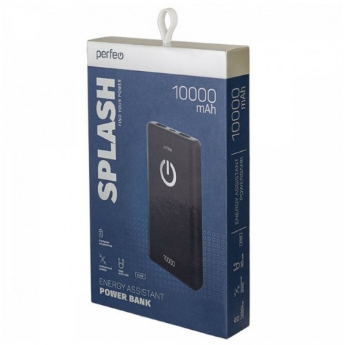 Портативный аккумулятор Perfeo Splash 10000mAh (PF_B4296) (черный) 2