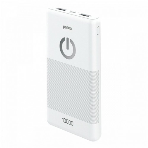 Портативный аккумулятор Perfeo Splash 10000mAh (PF_B4297) (белый) 