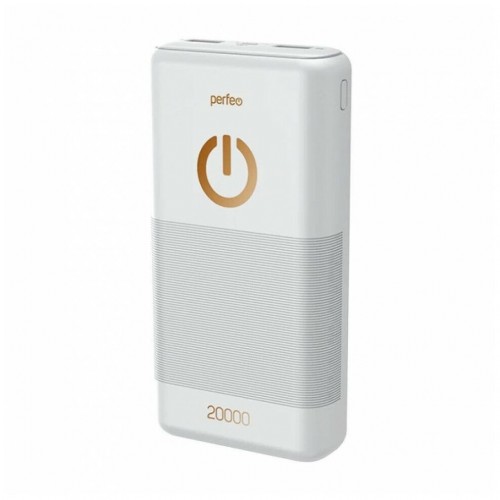 Портативный аккумулятор Perfeo Splash 20000mAh (PF_B4299) (белый) 