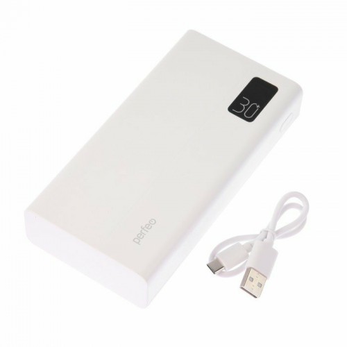 Портативный аккумулятор Perfeo Mountains 30000mAh (PF_D0162) (белый) 9