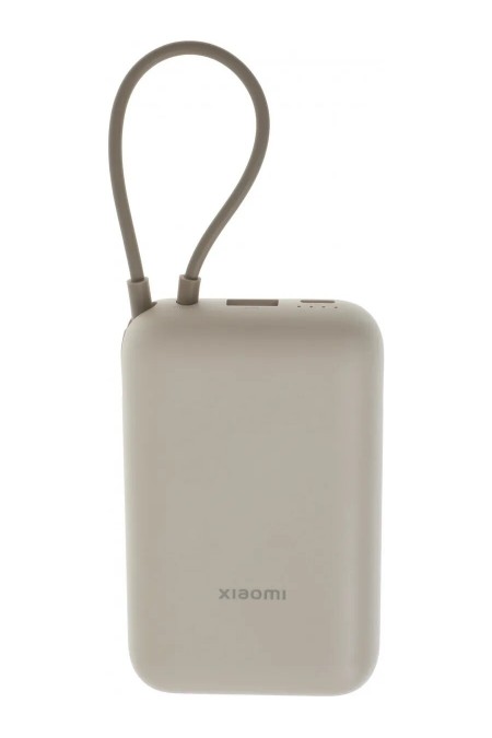 Портативный аккумулятор Xiaomi 22.5W 3A USB-A/USB-C 10000mAh (BHR9072GL) (бежевый) 1
