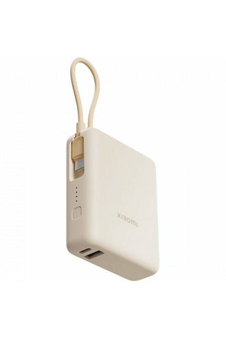 Портативный аккумулятор Xiaomi 33W Power Bank 10000mAh (Integrated Cable) (BHR9333GL) (бежевый) 2