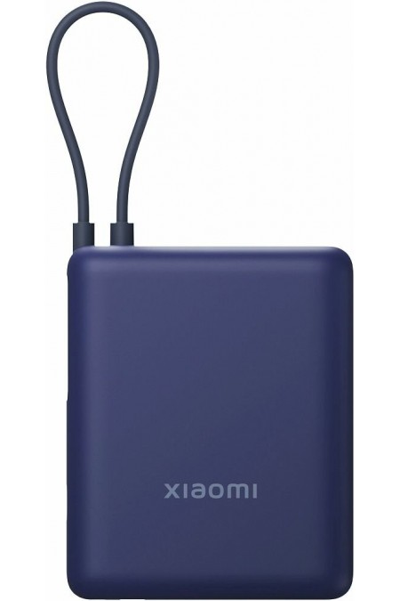 Портативный аккумулятор Xiaomi 33W Power Bank 10000mAh (Integrated Cable) (BHR9341GL) (голубой) 