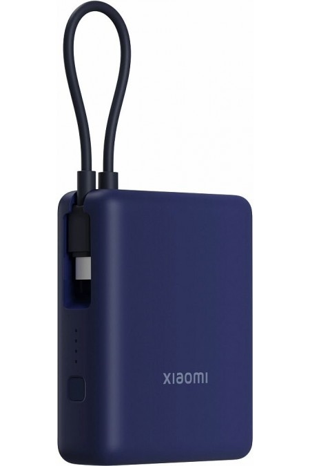 Портативный аккумулятор Xiaomi 33W Power Bank 10000mAh (Integrated Cable) (BHR9341GL) (голубой) 1